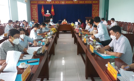 Một hội nghị giao ban của Thanh tra tỉnh Bạc Liêu