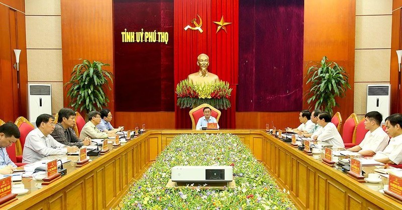 Hội nghị triển khai Quyết định kiểm tra của Bộ Chính trị đối với Ban Thường vụ Tỉnh ủy Phú Thọ