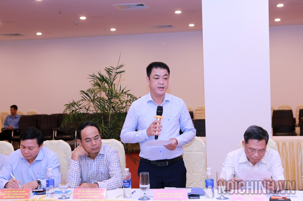 Đồng chí Nguyễn Khánh Duy, Phó Vụ trưởng Vụ V, Ủy ban kiểm tra Trung ương