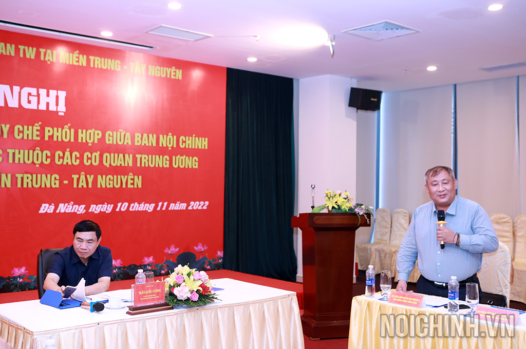 Đồng chí Nguyễn Đức Cung, Vụ trưởng Vụ Địa phương II, Văn phòng Trung ương Đảng