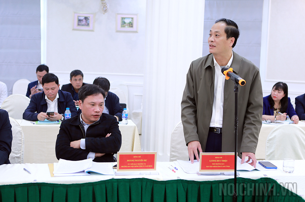 Đồng chí Lương Duy Thiệu, Phó Trưởng Ban Nội chính Tỉnh ủy Bắc Ninh 