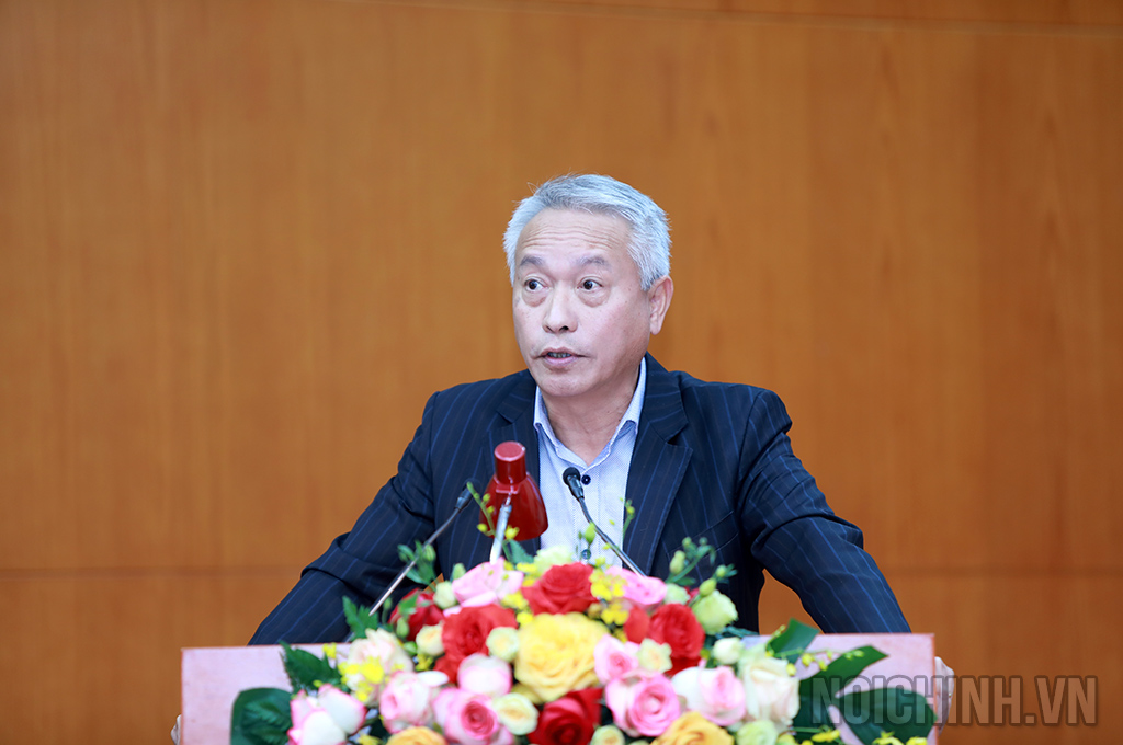Đồng chí Nguyễn Quốc Vinh, Vụ trưởng Vụ Cơ quan nội chính