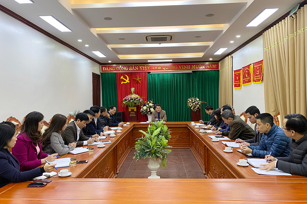 Một cuộc họp của Ủy ban nhân dân tỉnh Bắc Ninh