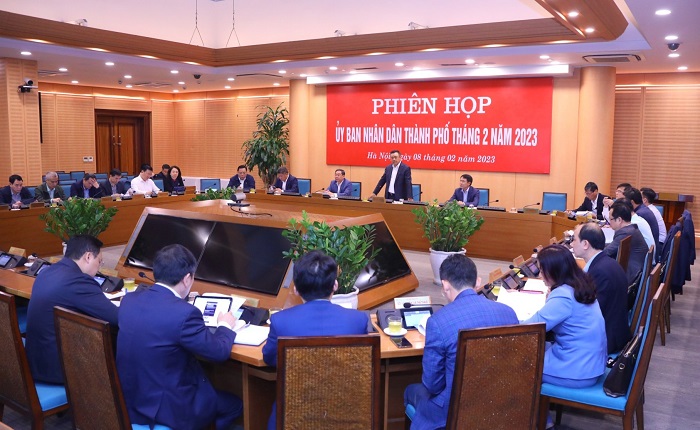 Phiên thường kỳ tháng 2/2023 của Ủy ban nhân dân thành phố Hà Nội 