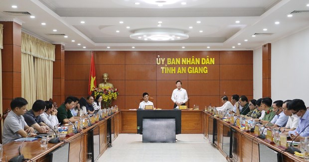 Một cuộc họp của Ủy ban nhân dân tỉnh An Giang