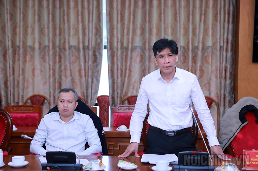 Đồng chí Nguyễn Xuân Diện, Phó Vụ trưởng Vụ Cơ quan nội chính