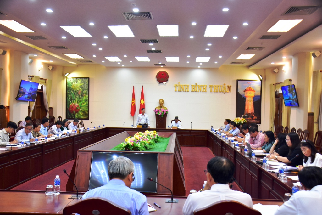 Một Hội nghị của Ủy ban nhân dân tỉnh Bình Thuận