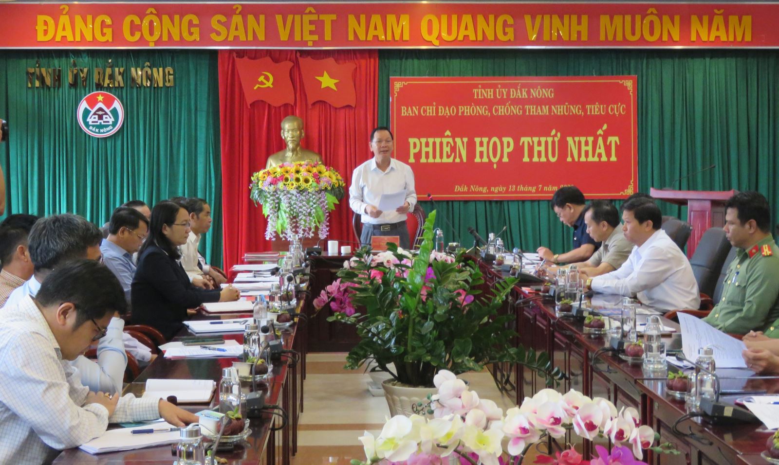 Phiên họp thứ nhất Ban Chỉ đạo phòng, chống tham nhũng, tiêu cực tỉnh Đắk Nông 