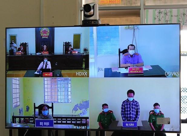 Tòa án nhân dân tỉnh Bạc Liêu tổ chức phiên tòa xét xử công khai theo hình thức trực tuyến