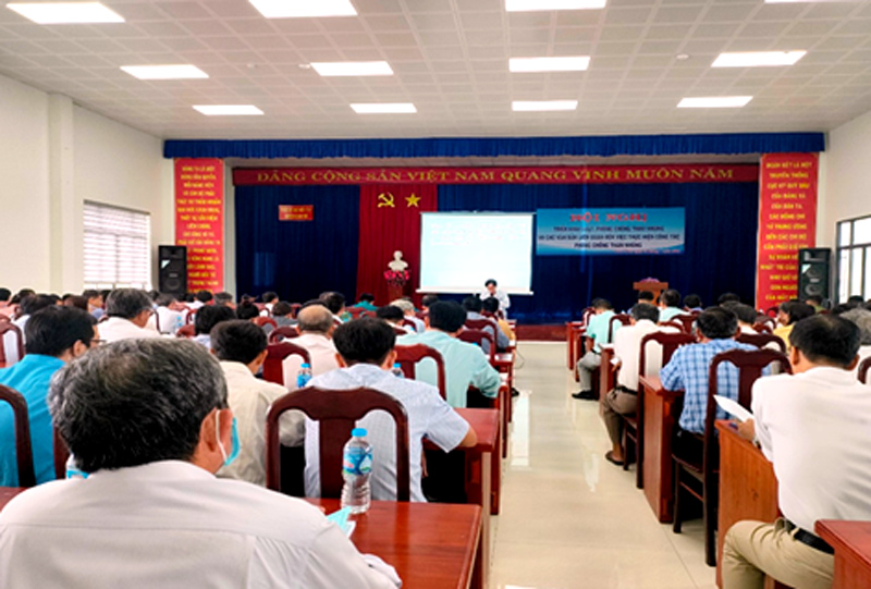 Thanh tra tỉnh An Giang tổ chức Hội nghị tuyên truyền, phổ biến pháp luật về phòng, chống tham nhũng 