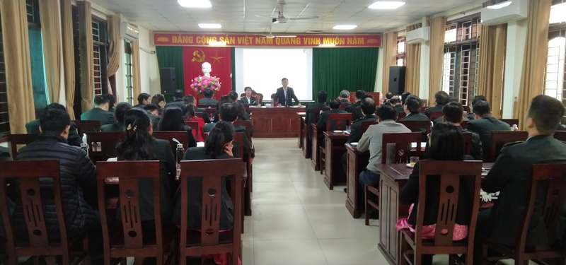 Một cuộc họp của Thanh tra tỉnh Nghệ An