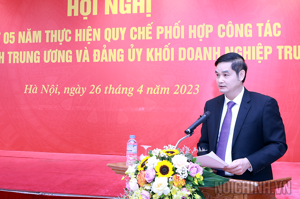 Đồng chí Phan Công Nam, Ủy viên Ban Thường vụ, Chủ nhiệm Ủy ban kiểm tra Đảng ủy Khối Doanh nghiệp Trung ương