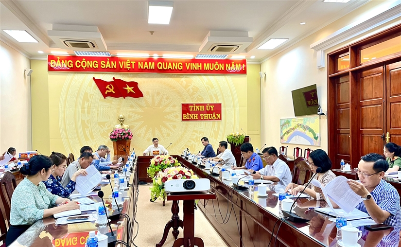 Một Cuộc họp của Ban Chỉ đạo Cải cách tư pháp tỉnh Bình Thuận