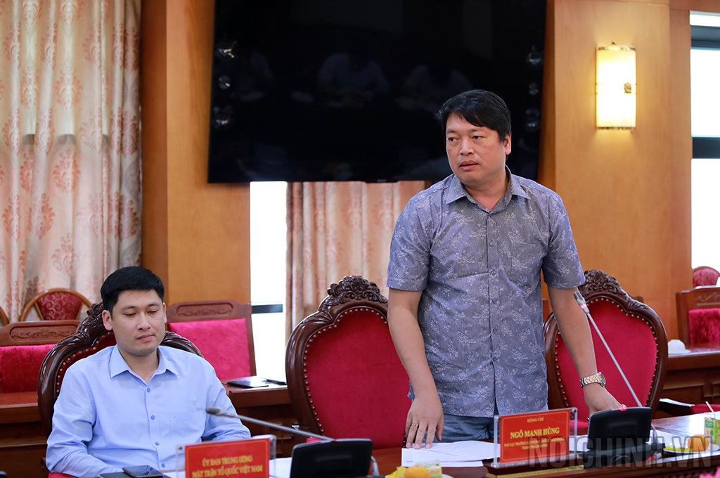 Đồng chí Ngô Mạnh Hùng, Phó Cục trưởng Cục phòng, chống tham nhũng, Thanh tra Chính phủ