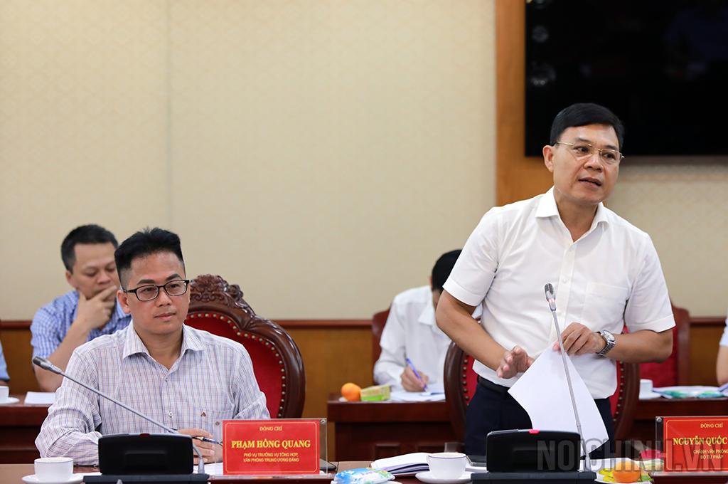 Đồng chí Nguyễn Quốc Hoàn, Chánh Văn phòng Bộ Tư pháp