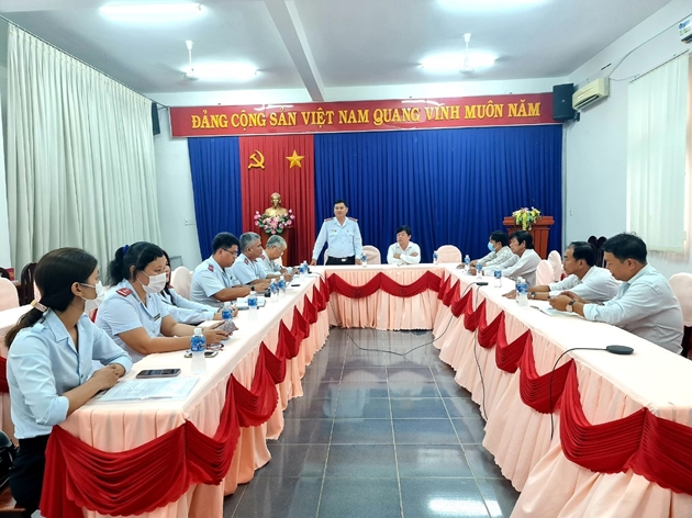 Một buổi công bố Quyết định thanh tra của Thanh tra tỉnh Tây Ninh