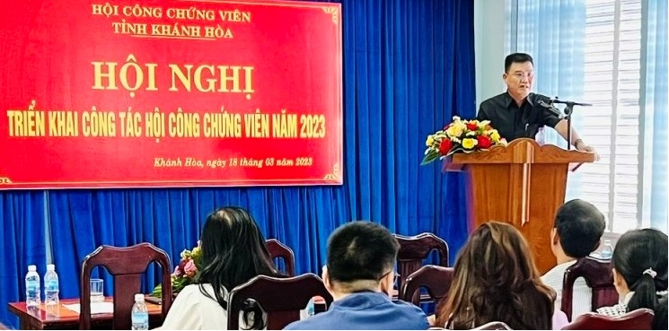 Hội nghị triển khai nhiệm vụ công tác năm 2023 của Hội Công chứng viên tỉnh Khánh Hòa