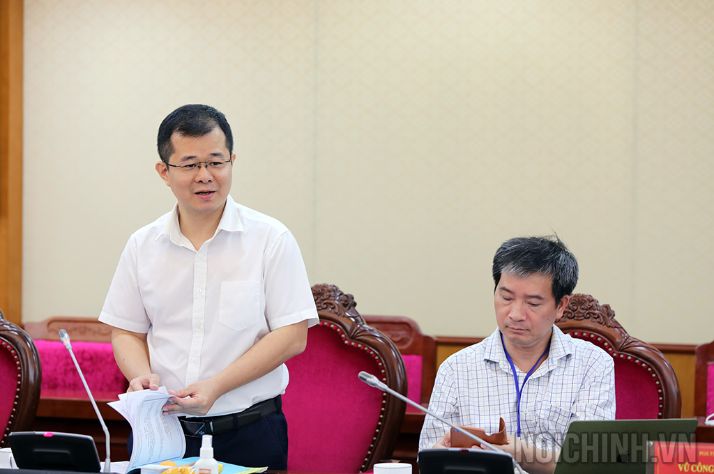 Đồng chí Nguyễn Hà Thanh, Phó Vụ trưởng Vụ Pháp luật, Ban Nội chính Trung ương 
