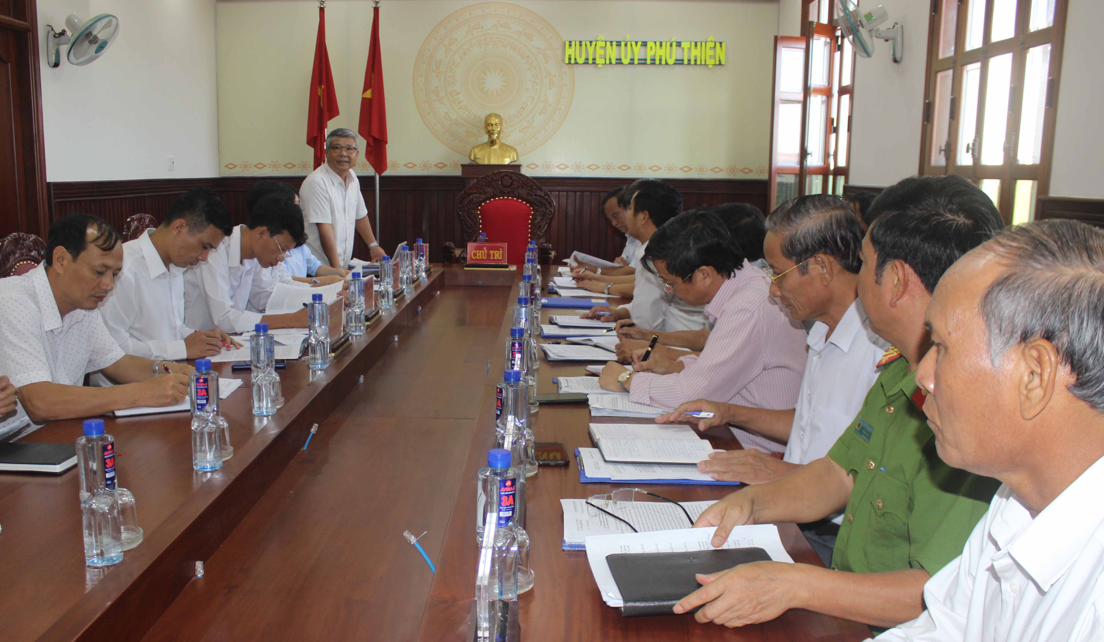  Ban Nội chính Tỉnh ủy Gia Lai công bố quyết định, kế hoạch kiểm tra đối với Ban Thường vụ Huyện ủy Phú Thiện năm 2019