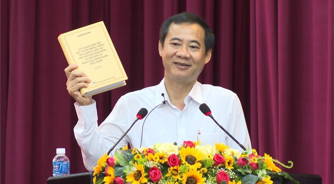 Đồng chí Nguyễn Thái Học, Phó Trưởng Ban Nội chính Trung ương quán triệt nội dung Cuốn sách 