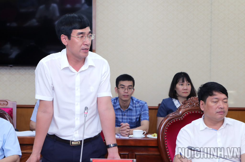 Đồng chí Nguyễn Ngọc Tiến, Ủy viên Ban Thường vụ, Trưởng Ban Nội chính Tỉnh ủy Thanh Hóa