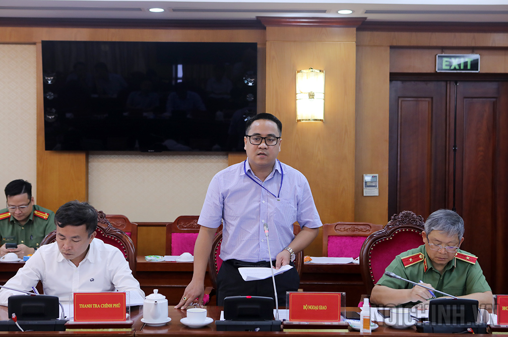 Đồng chí Nguyễn Hải Lưu, Phó Vụ trưởng Vụ Chính sách đối ngoại, Bộ Ngoại giao