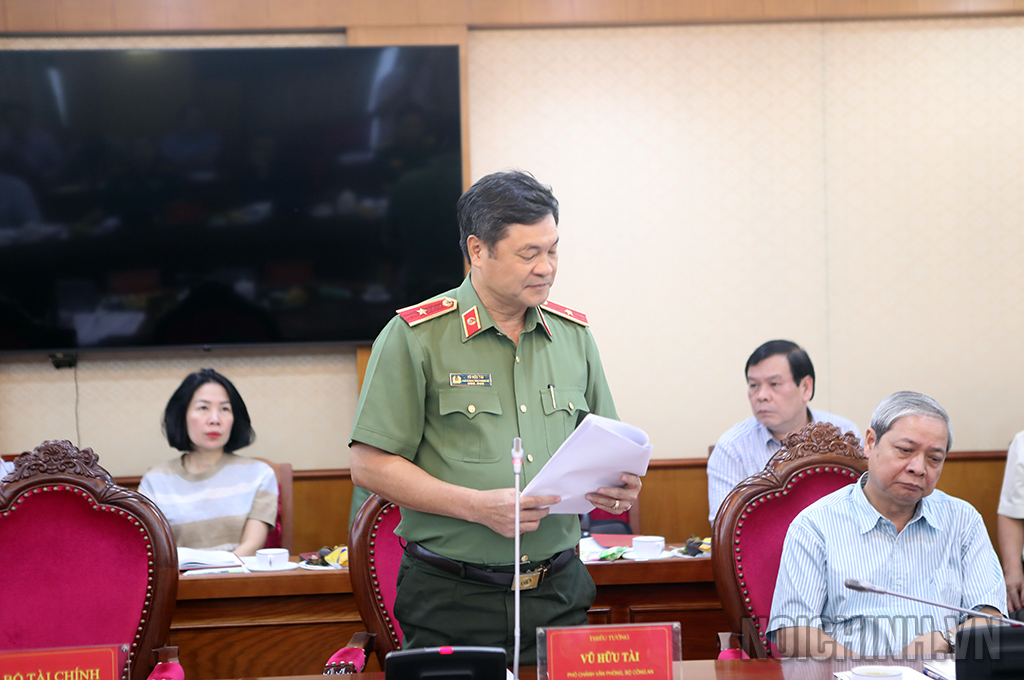 Đồng chí Thiếu tướng Vũ Hữu Tài, Phó Chánh Văn phòng Bộ Công an