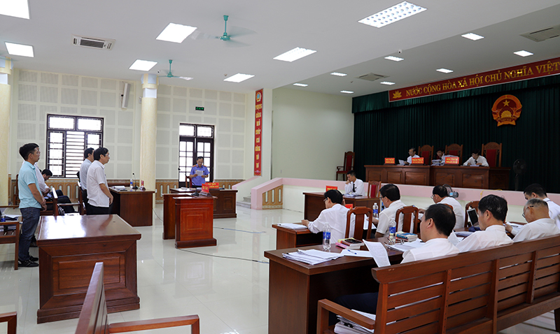 Một Phiên Tòa xét xử theo định hướng cải cách tư pháp trên địa bàn tỉnh Quảng Bình