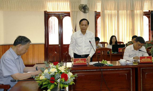 Đồng chí Nguyễn Thanh Hải, Phó Trưởng Ban Nội chính Trung ương công bố Quyết định về kế hoạch kiểm tra