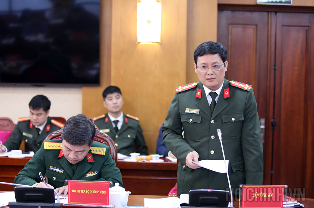 Đồng chí Đại tá Mai Xuân Thảo, Phó Chánh Văn phòng Bộ Công an