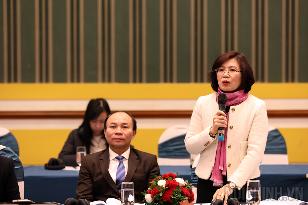 Bà Đặng Hoàng Anh, Phó Chủ tịch Công đoàn Giáo dục Việt Nam