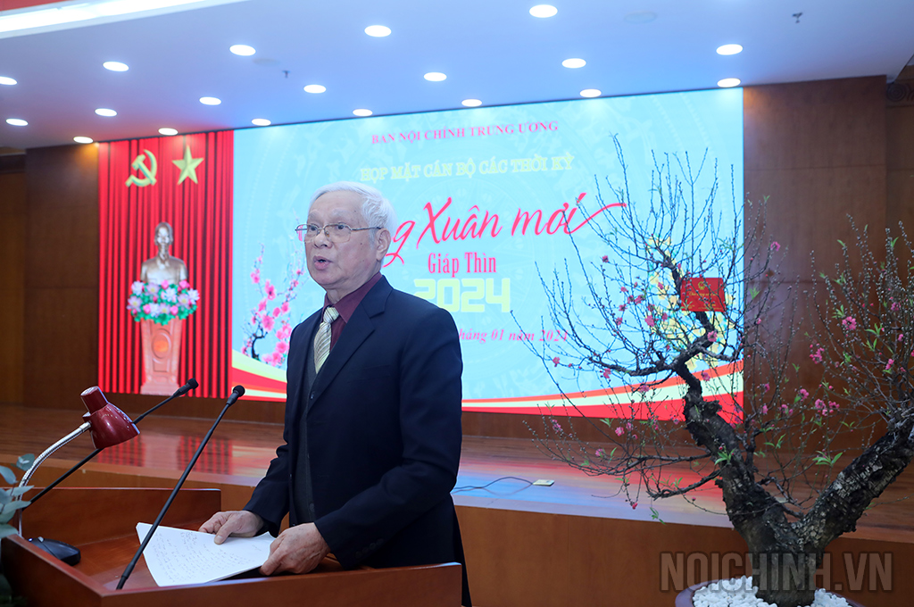 Đồng chí Trịnh Vinh Thịnh, nguyên Hàm Vụ trưởng, Ban Nội chính Trung ương, Tổ trưởng Tổ liên lạc cán bộ hưu trí