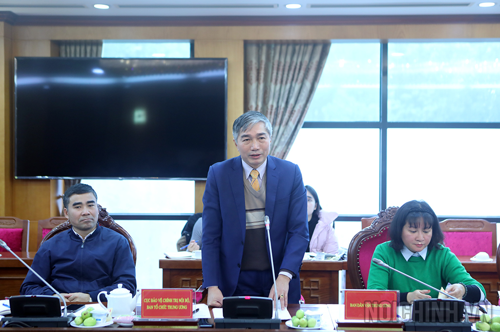 Đồng chí Nguyễn Văn Định, Phó Cục trưởng Cục Bảo vệ chính trị nội bộ, Ban Tổ chức Trung ương