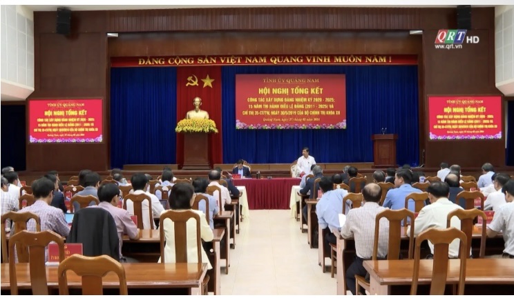 Tỉnh ủy Quảng Nam tổ chức Hội nghị tổng kết công tác xây dựng Đảng (Ảnh minh họa) 