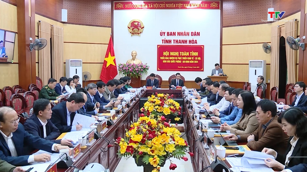 Một Hội nghị của Ủy ban nhân dân tỉnh Thanh Hóa. (Ảnh minh họa)