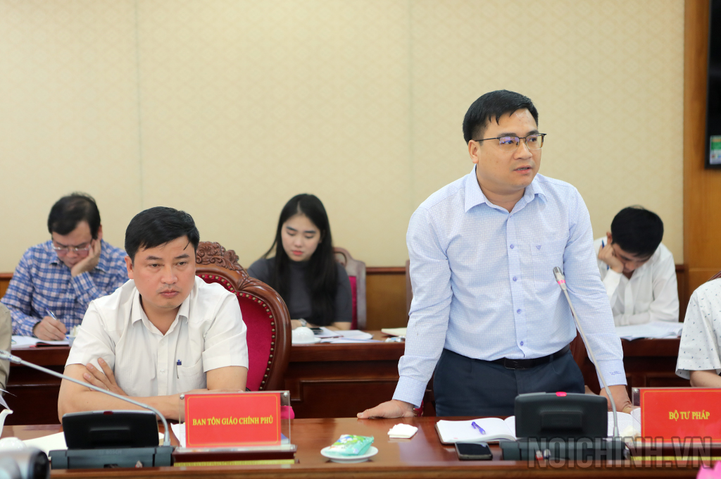 Đồng chí Lê Tuấn Phong, Phó Chánh Văn phòng, Bộ Tư pháp