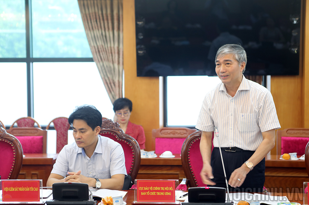 Đồng chí Nguyễn Văn Định, Phó Cục trưởng Cục Bảo vệ chính trị nội bộ, Ban Tổ chức Trung ương
