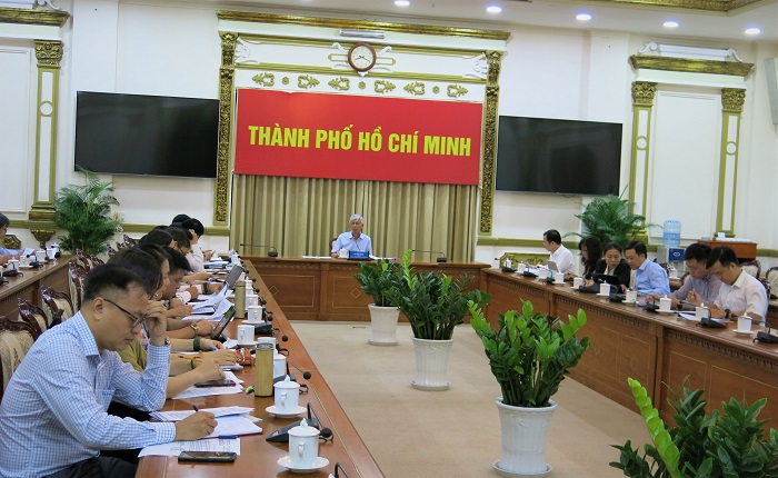 Một cuộc họp của Ủy ban nhân dân thành phố Hồ Chí Minh