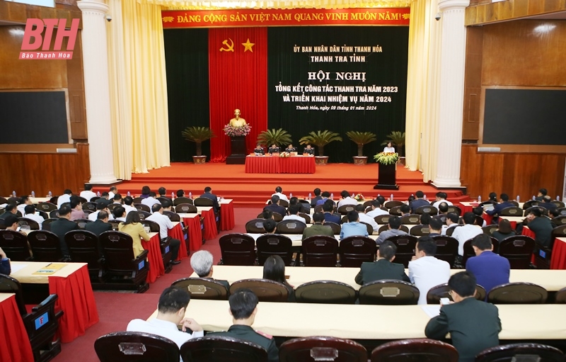 Thanh tra tỉnh Thanh Hóa tổ chức Hội nghị tổng kết công tác năm 2023 và triển khai nhiệm vụ năm 2024