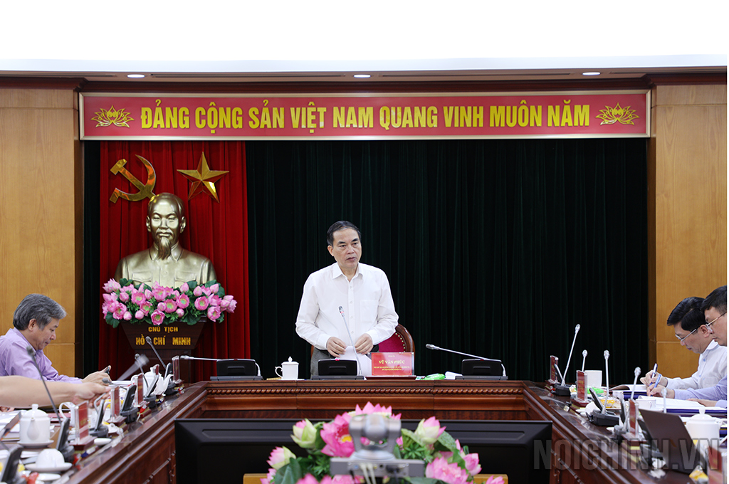 Đồng chí PGS.TS Vũ Văn Phúc, Phó Chủ tịch Hội đồng Khoa học các ban Đảng Trung ương Chủ tịch Hội đồng nghiệm thu