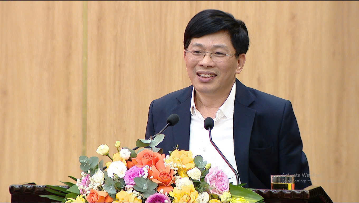 Đồng chí Đặng Văn Dũng, Phó Trưởng Ban Nội chính Trung ương phát biểu tại Hội nghị