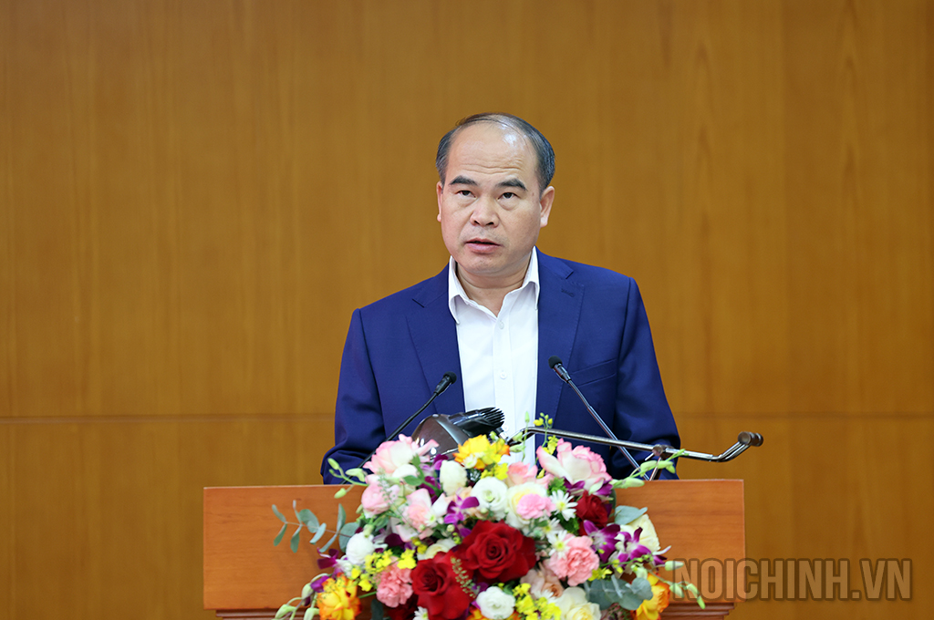 Đồng chí Lường Đức Thắng, Trưởng Ban Nội chính Tỉnh ủy Thái Nguyên