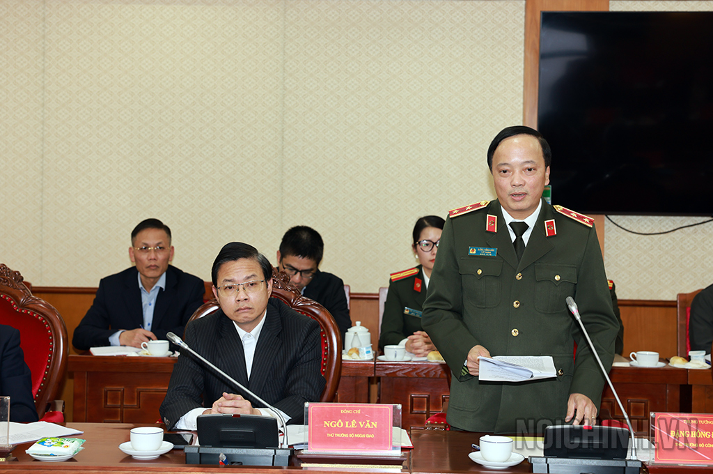 Đồng chí Đặng Hồng Đức, Thứ trưởng Bộ Công an