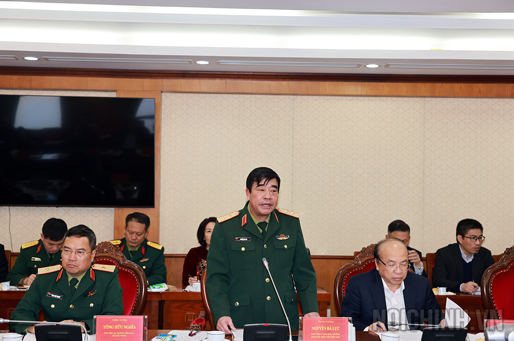 Đồng chí Trung tướng Nguyễn Bá Lực, Phó Tổng tham mưu trưởng Quân đội nhân dân Việt Nam