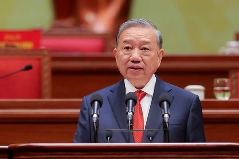 Đồng chí Tổng Bí thư Tô Lâm phát biểu bế mạc Đại hội XIV của Đảng