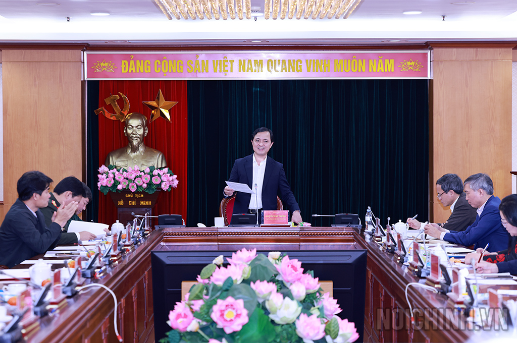 Đồng chí Nguyễn Xuân Trường, Phó Trưởng Ban Nội chính Trung ương phát biểu kết luận