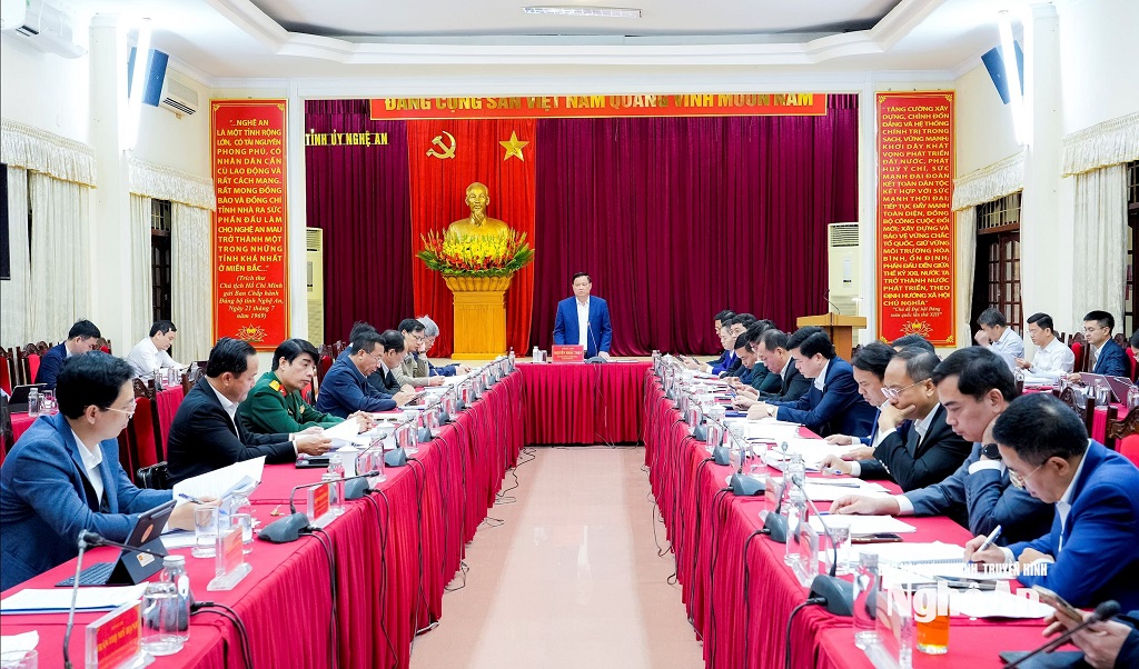 Ban Thường vụ Tỉnh ủy Nghệ An đã lãnh đạo, chỉ đạo triển khai công tác cải cách tư pháp đạt nhiều kết quả quan trọng