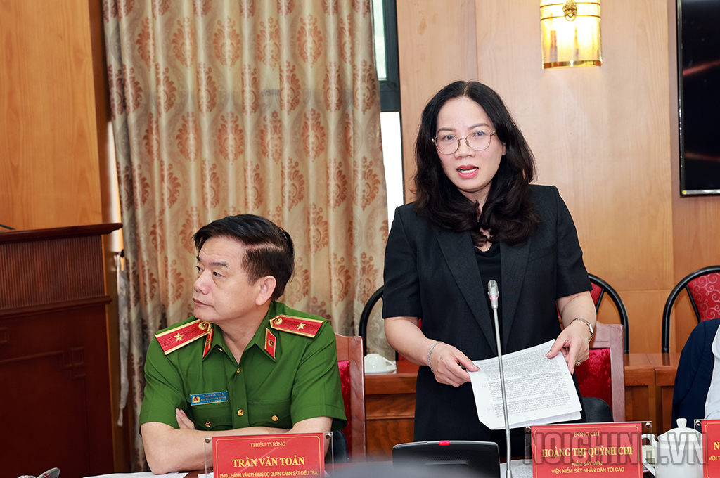 Đồng chí Hoàng Thị Quỳnh Chi, Kiểm sát viên, Viện Kiểm sát nhân dân tối cao