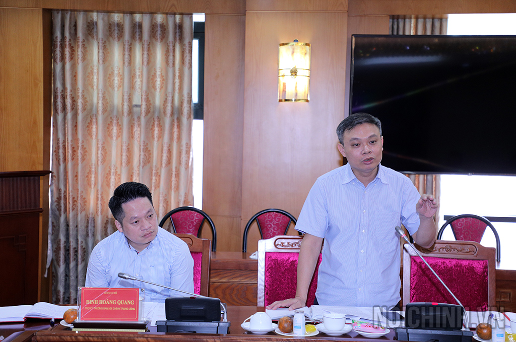 Đồng chí Nguyễn Văn Trường, Vụ trưởng Vụ Nghiên cứu tổng hợp, Ban Nội chính Trung ương