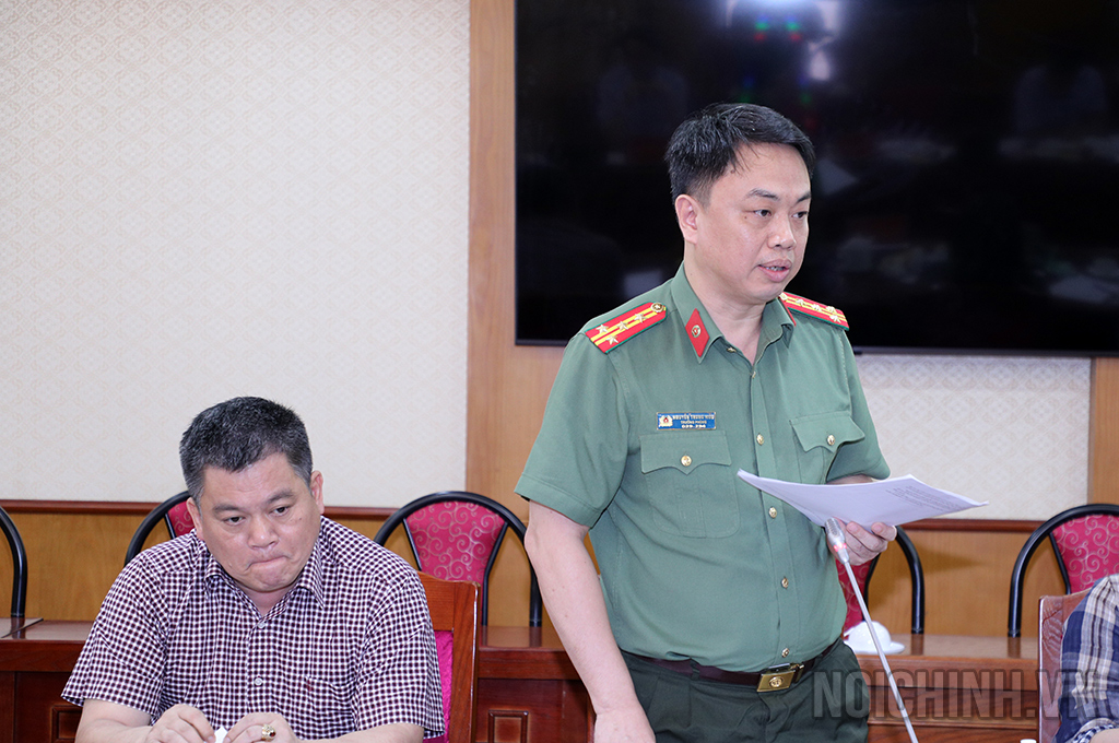Đại tá Nguyễn Trung Hiếu, Trưởng phòng Tham mưu cảnh sát, Văn phòng Bộ Công an
